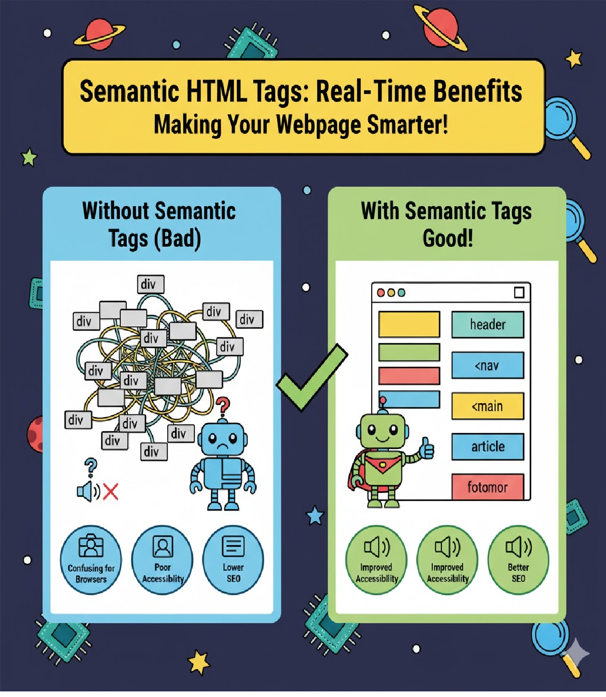 How do you make a webpage more screen-reader-friendly using ARIA roles?