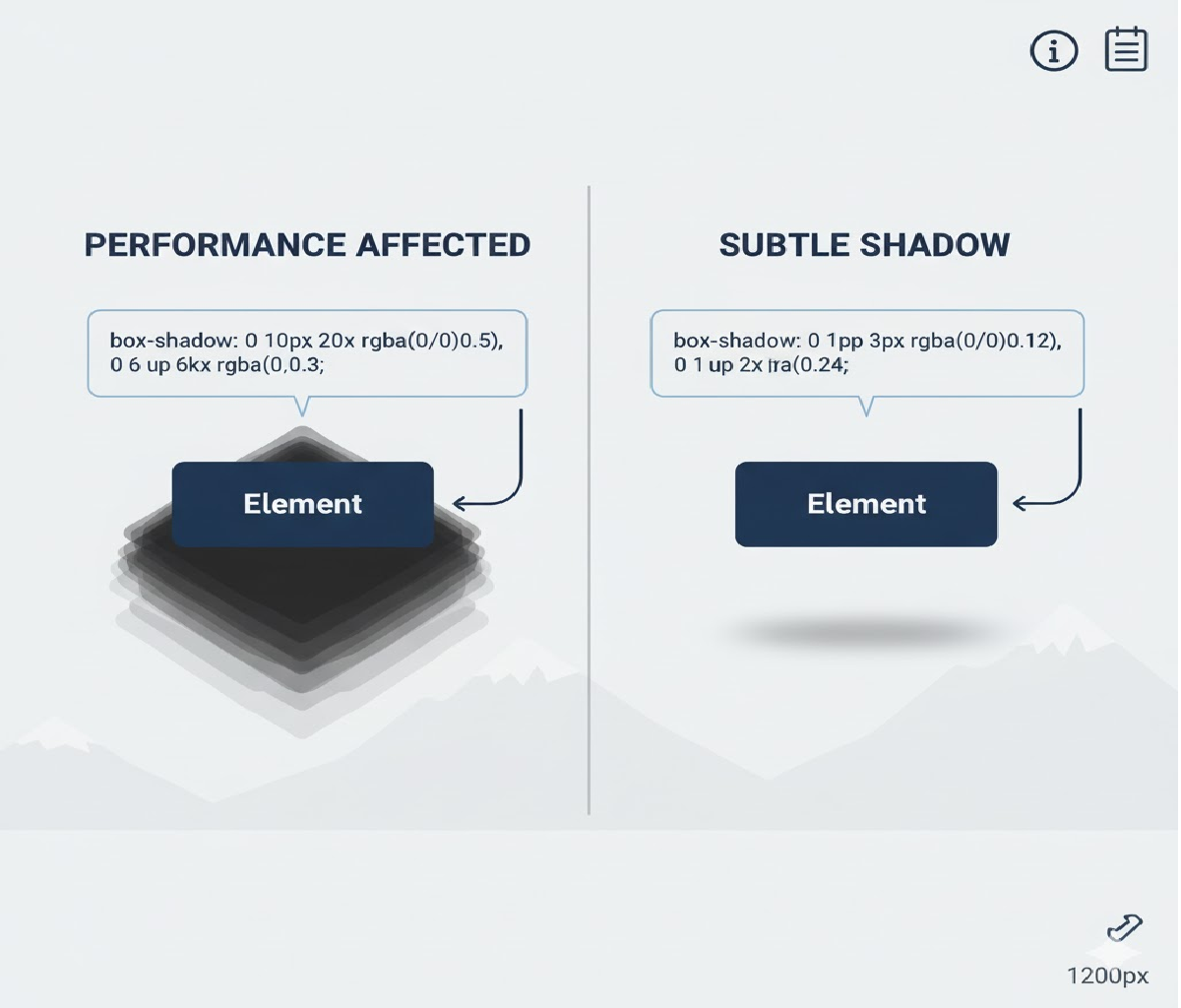 What’s the best way to add a subtle box shadow for depth without affecting performance?