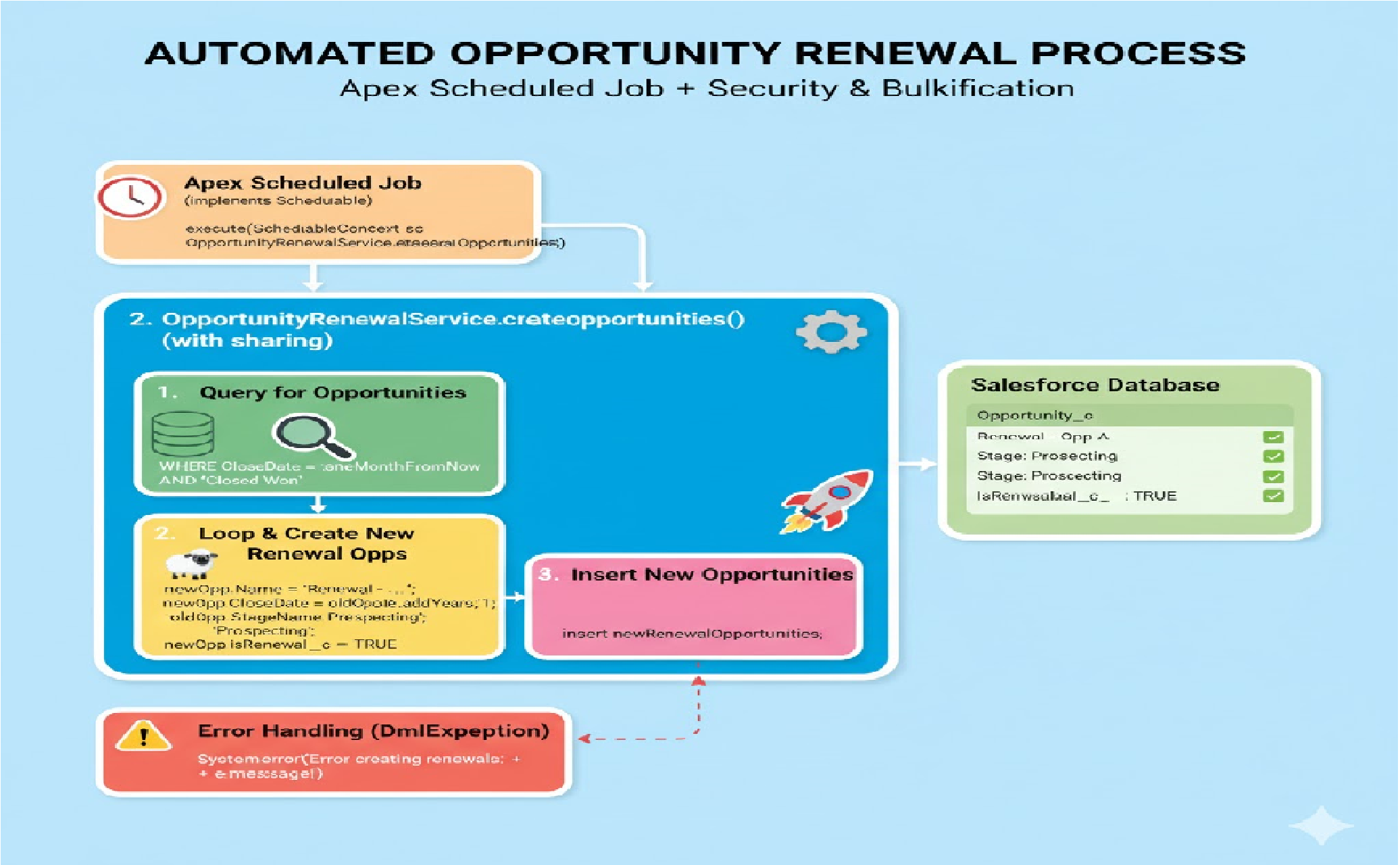 How You need to update a related child record whenever a parent recordβs status changes, but only if the status is βClosed Won.β How would you design this in Apex?