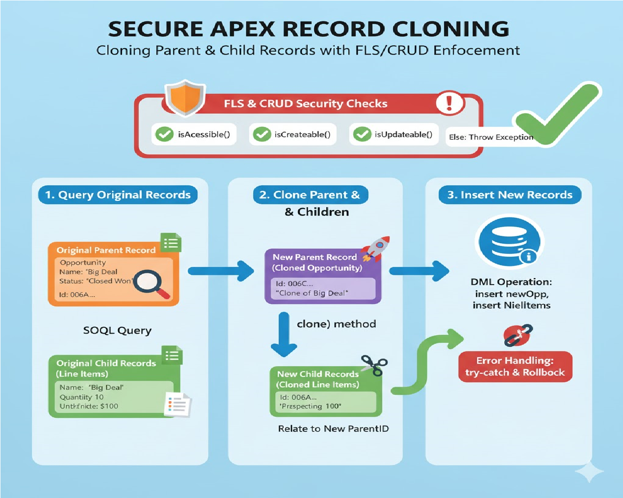 Business wants to automatically create an Invoice record whenever an Order recordβs status becomes βCompleted,β but only if a related payment record exists. How would you achieve this?