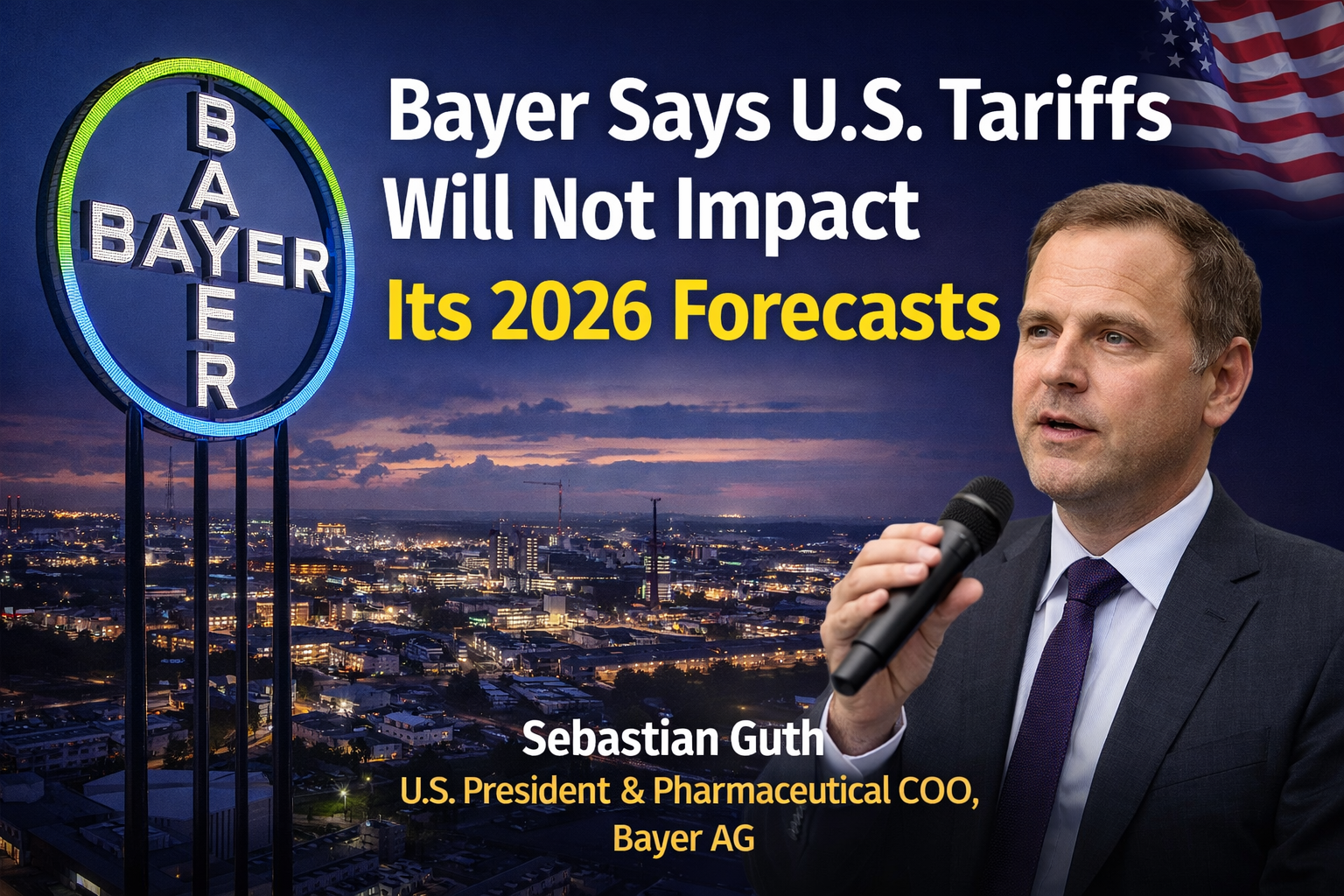 Bayer’s US chief says tariffs won’t impact its 2026 outlook