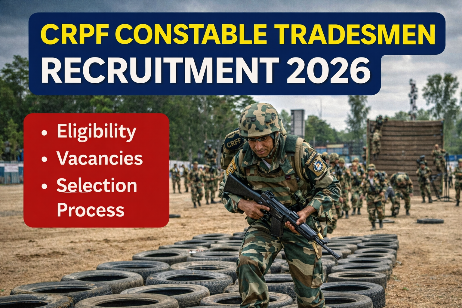 CRPF Constable Tradesmen Recruitment 2026